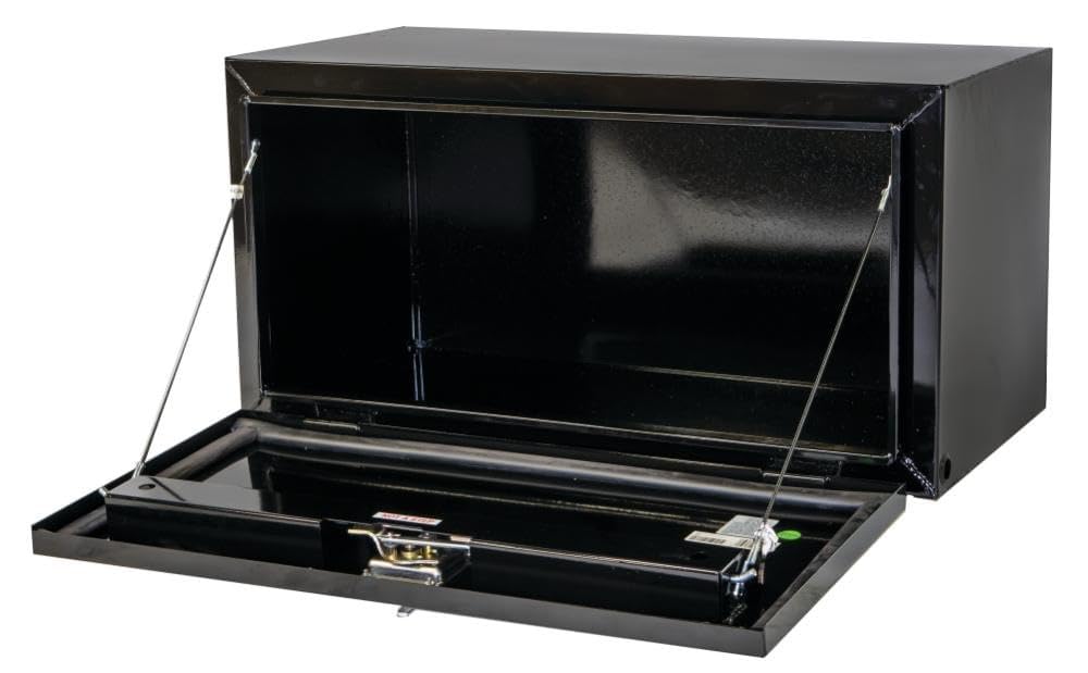 Delta Jobox Crescent Black Steel Underbed Box 24" x 18" x 18" - 790982