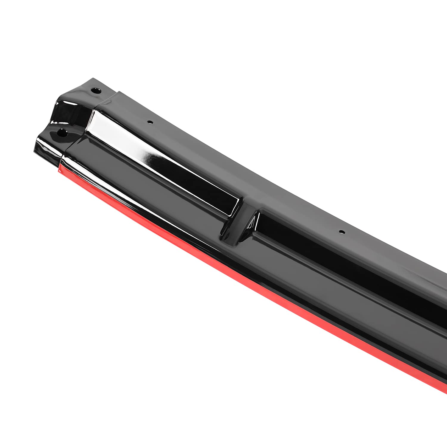 Glossy Black Red Trim Spec-D Tuning Front Bumper Lip Spoiler Compatible with 2017-2021 Honda Civic Si Hatchback