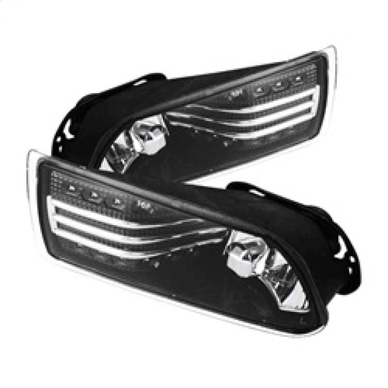 LED Fog Lights Black/Clear Spyder Auto 5071620