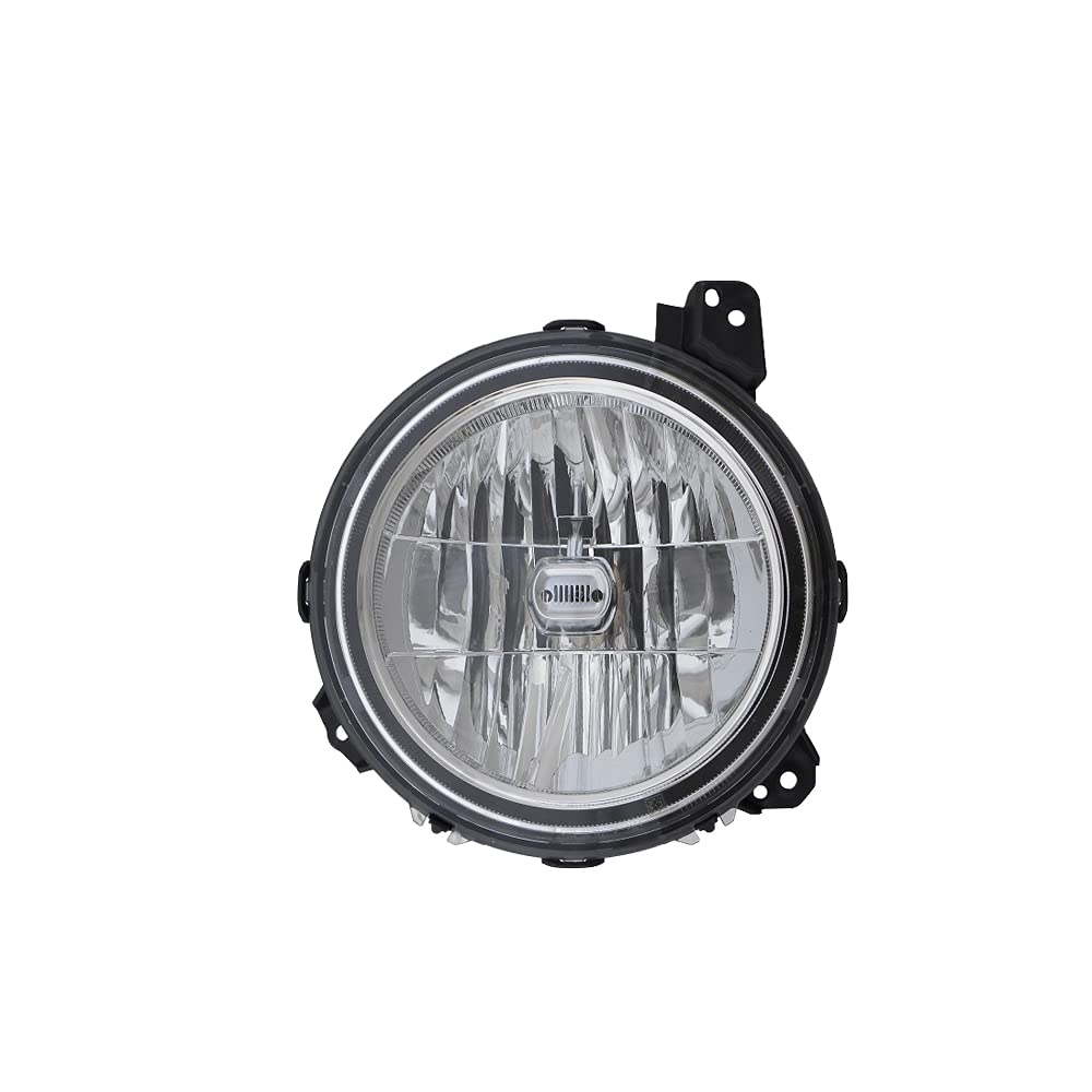Eagle Eyes Front Halogen Headlight Lamp for 18-19 Jeep Wrangler Driver Left