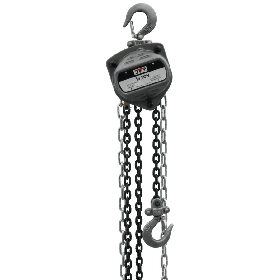 1/2-Ton JET Hand Chain Hoist, 15' Lift (Model S90-050-15)