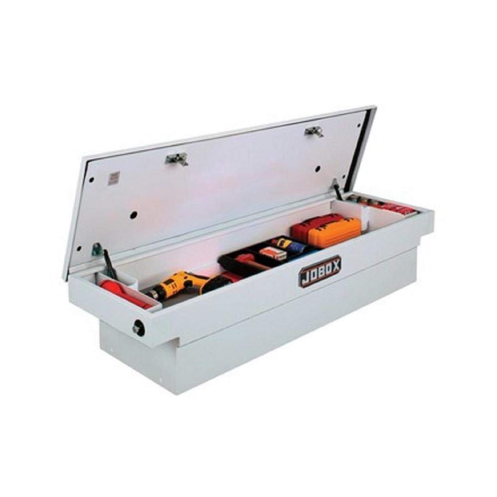 Delta Crescent Black Steel Fullsize Single Lid Crossover Truck Box - PSC1455002 JOBOX
