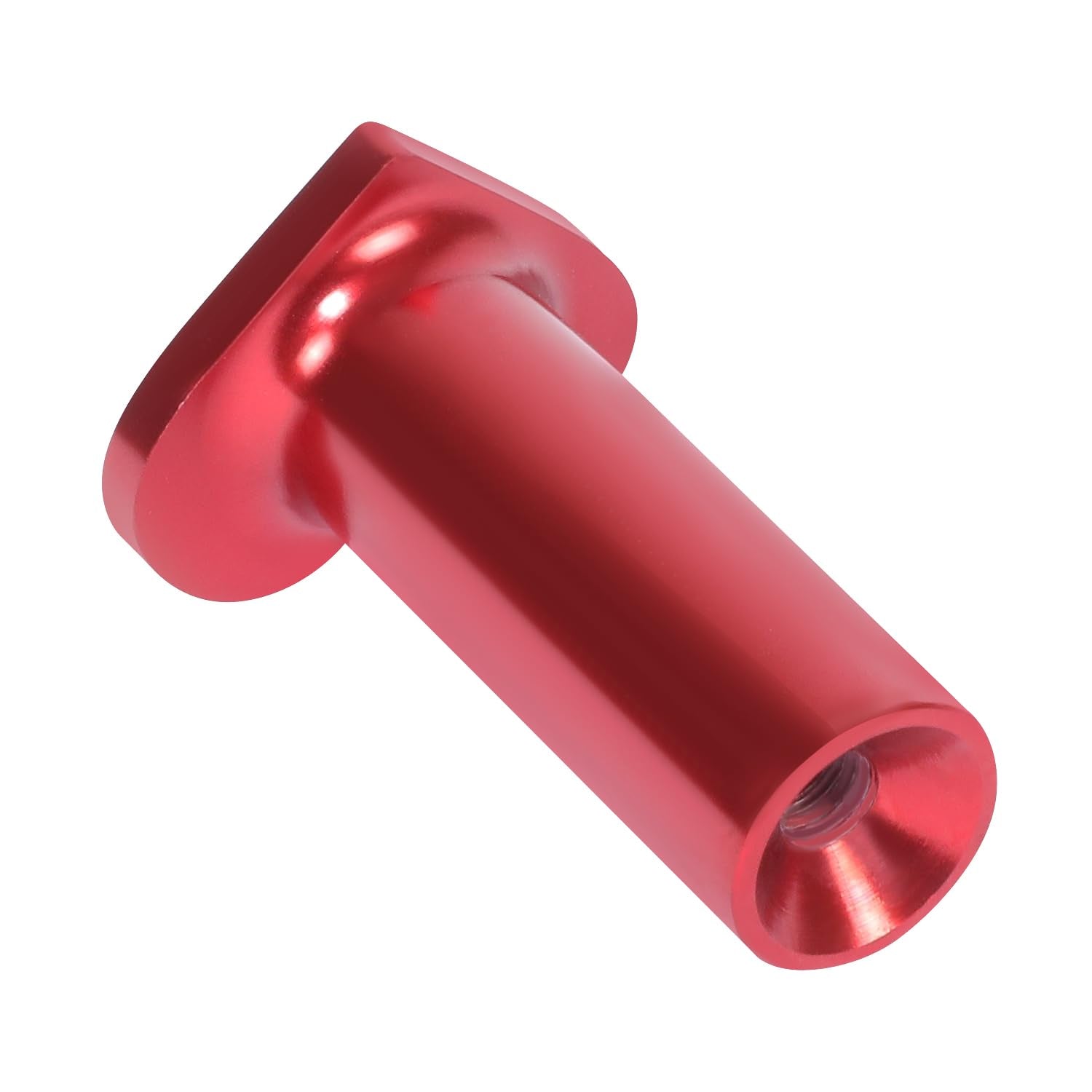 NRG Innovations 6061 Aluminum NRG-DB-H002RD Heart E-Brake Drift Button, Hand Brake Lever Button Compatible with 1986 Toyota, Subaru WRX/STI, BRZ, Mazda Miata/RX-7, Red