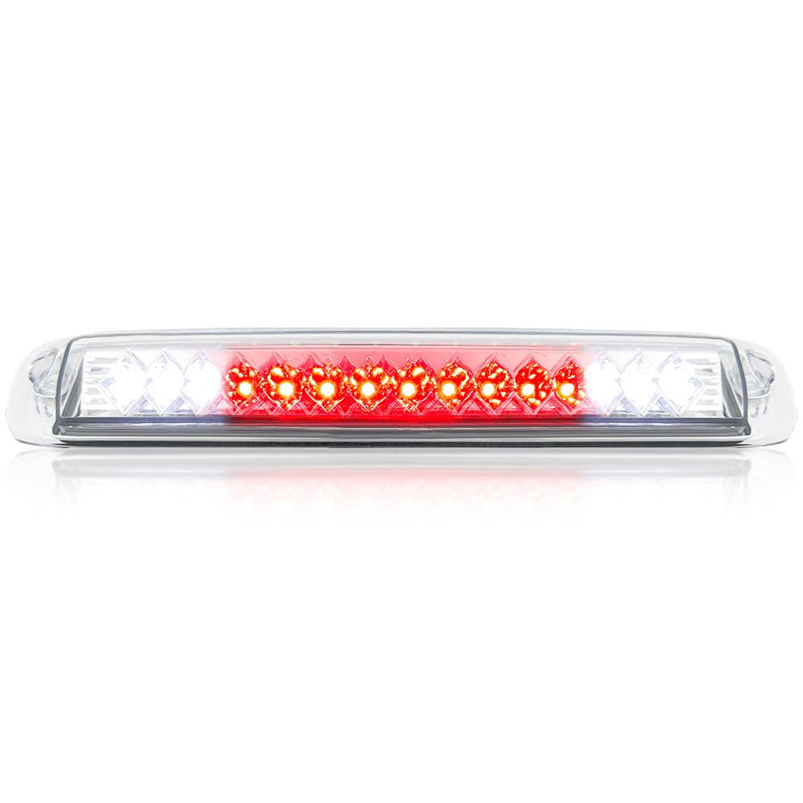 RECON - Clear 3rd Brake Light Kit Fits 1999-2006 GMC Sierra & Chevy Silverado 1500/2500/3500 models Red & White LED Lights - Clear Lens