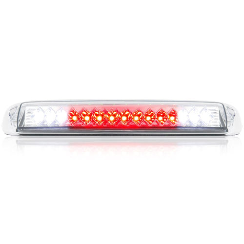 RECON - Clear 3rd Brake Light Kit Fits 1999-2006 GMC Sierra & Chevy Silverado 1500/2500/3500 models Red & White LED Lights - Clear Lens