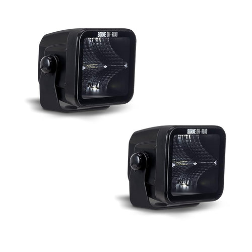 Off-Road Borne Light Pod Pair 3x3 Flood