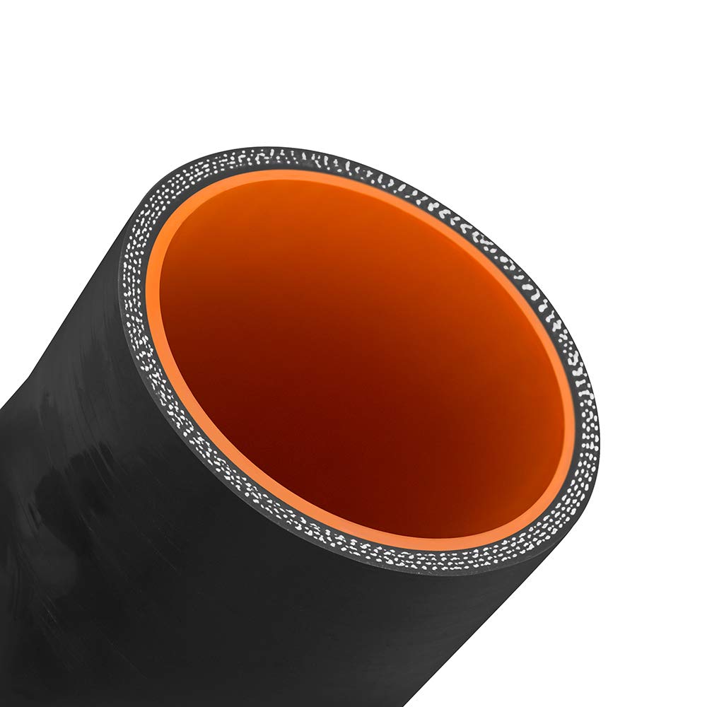 Silicone Coupler Mishimoto, 3.0" w/ 1/8" NPT Bung, Black
