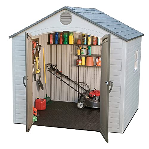 Outdoor Storage Shed 8 X 5 Ft with Window - Desert