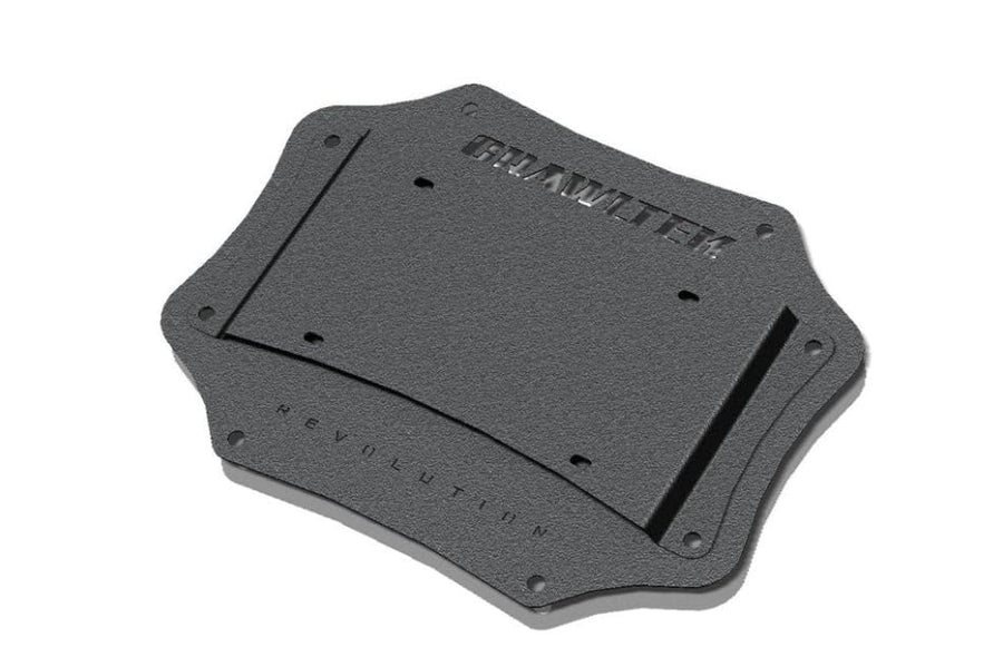 CrawlTek License Plate/Tailgate Plate Relocation Compatible with 2007-2018 Jeep Wrangler JK