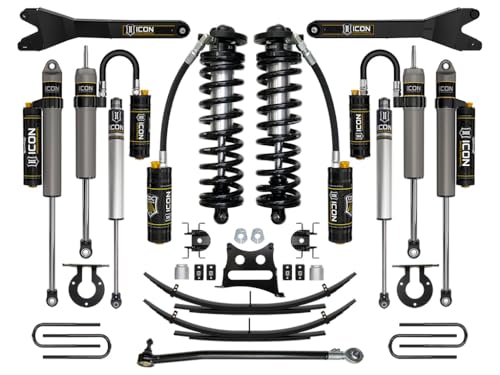 2.5-3" Lift ICON 17-22 Ford F250/F350, Stage 6 Coilover System w/Leaf Springs