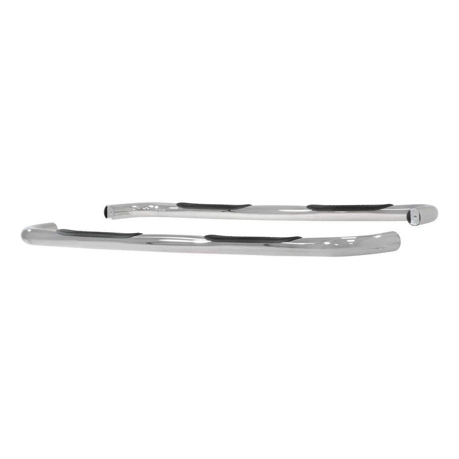 3-Inch Round Polished Stainless Steel ARIES Nerf Bars, No-Drill, Fits Select Chevrolet Silverado, GMC Sierra 1500, 2500, 3500 HD