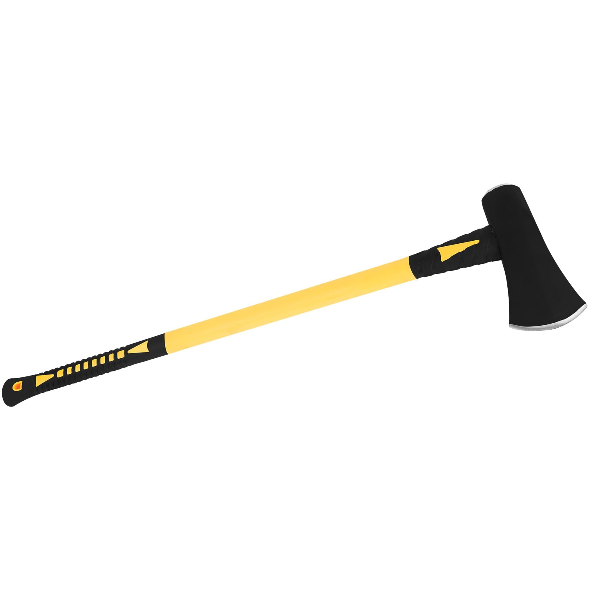 M7111 Performance Tool 8-Pound Splitting Maul with Fiberglass Handle, Black/Yellow