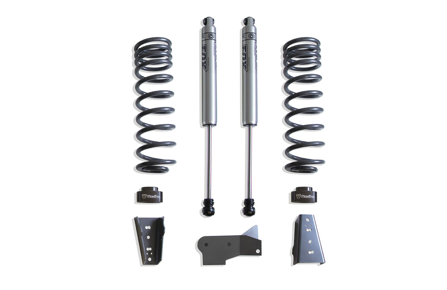 Lift Coils MaxTrac 902445F 3 in. Lift Incl. 1.5 in. Spacers Sway Bar Brackets Fox Shocks