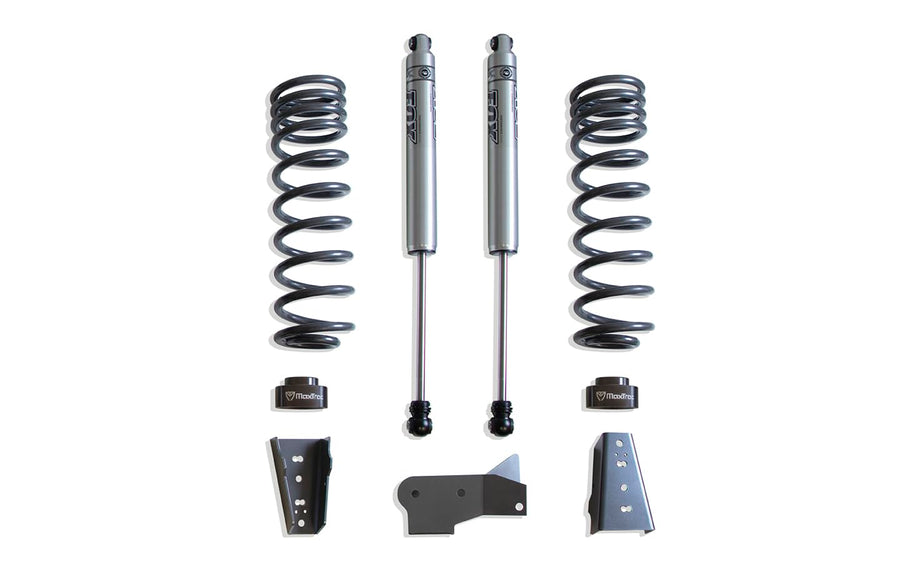 Lift Coils MaxTrac 902445F 3 in. Lift Incl. 1.5 in. Spacers Sway Bar Brackets Fox Shocks