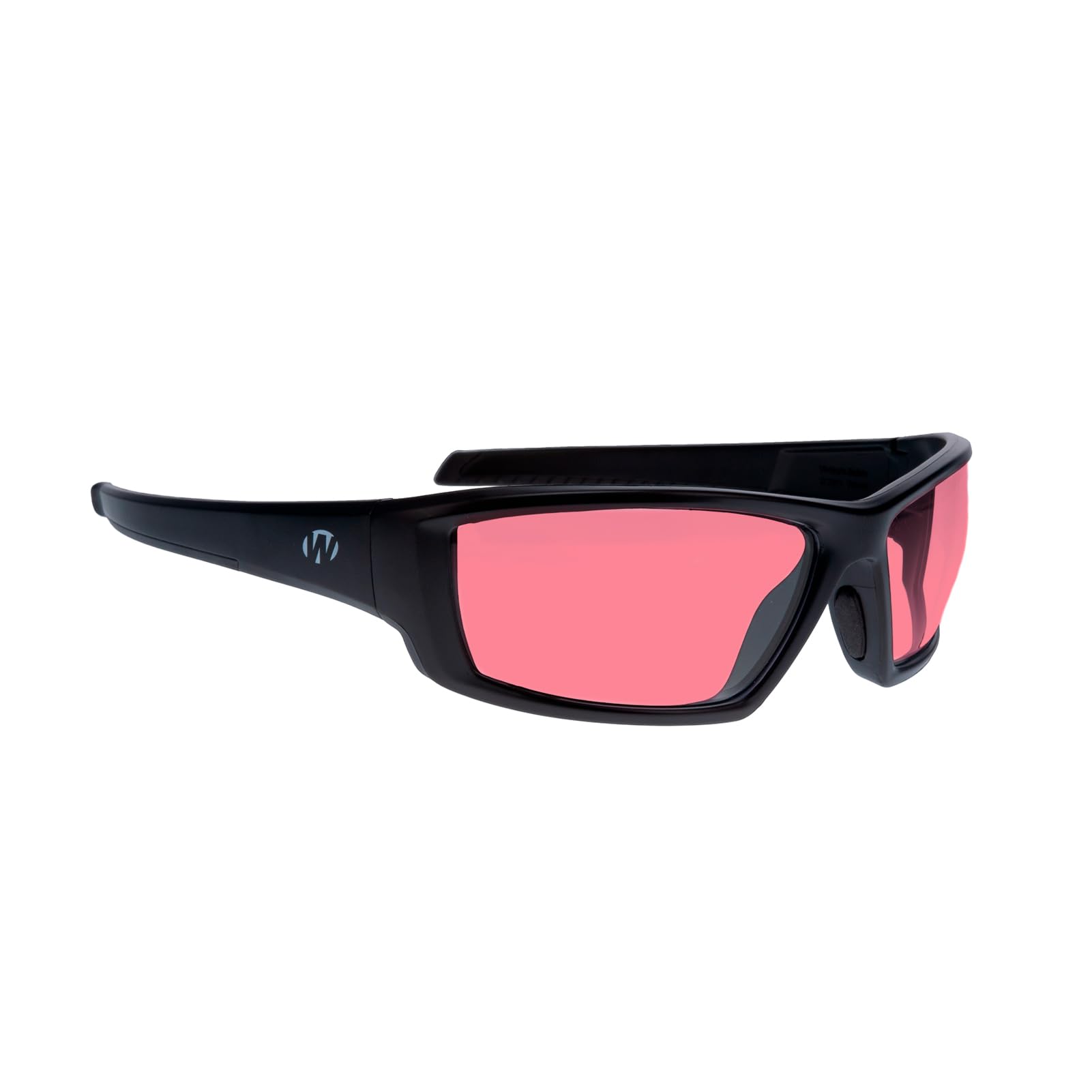 Walker's Vector IKON Full Frame Shooting Glasses | Impact-Resistant Non-Slip Frame Hunting Shooting Eyesight Protection Glasses, Microfiber Lens Cloth & Carry Case Included, Rose