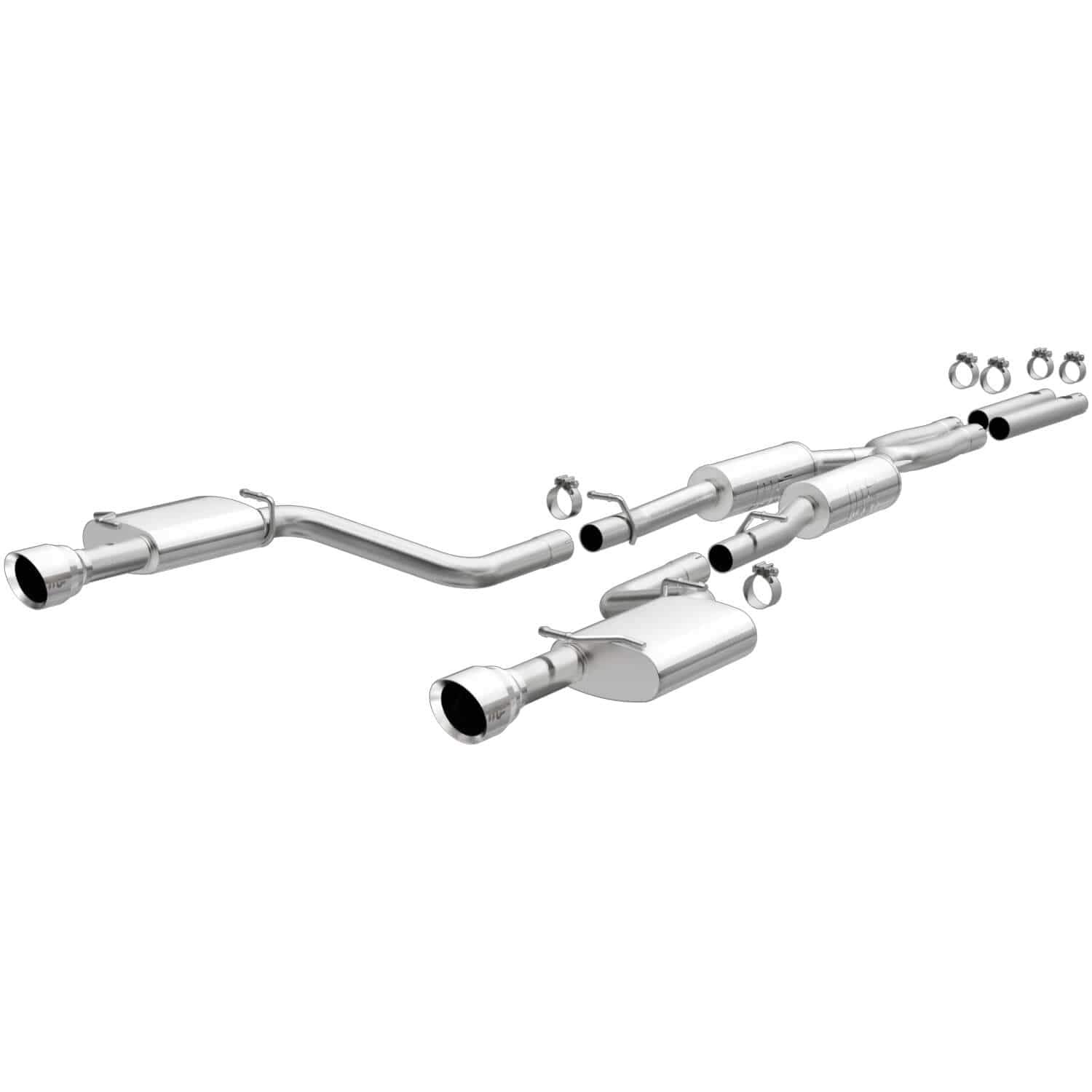 Performance MagnaFlow Exhaust System 19522: Cat-Back, Street Series, Compatible with 2019-2023 Dodge Charger