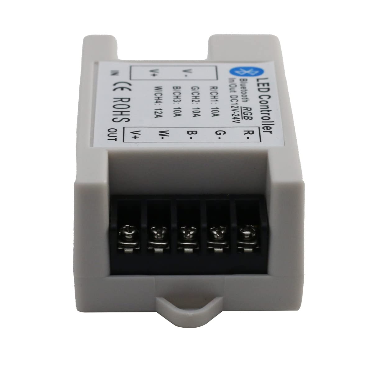 Interior Accent Light Race Sport Lighting Fit 12-Volt Controller Bluetooth RGB Multi-Color Controller 5-24V 30-Amps Remote or App Control RSBHT02