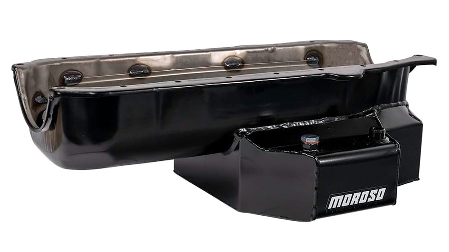 7.125" Moroso Oval Track Oil Pan for Chevy Small-Block Engines
