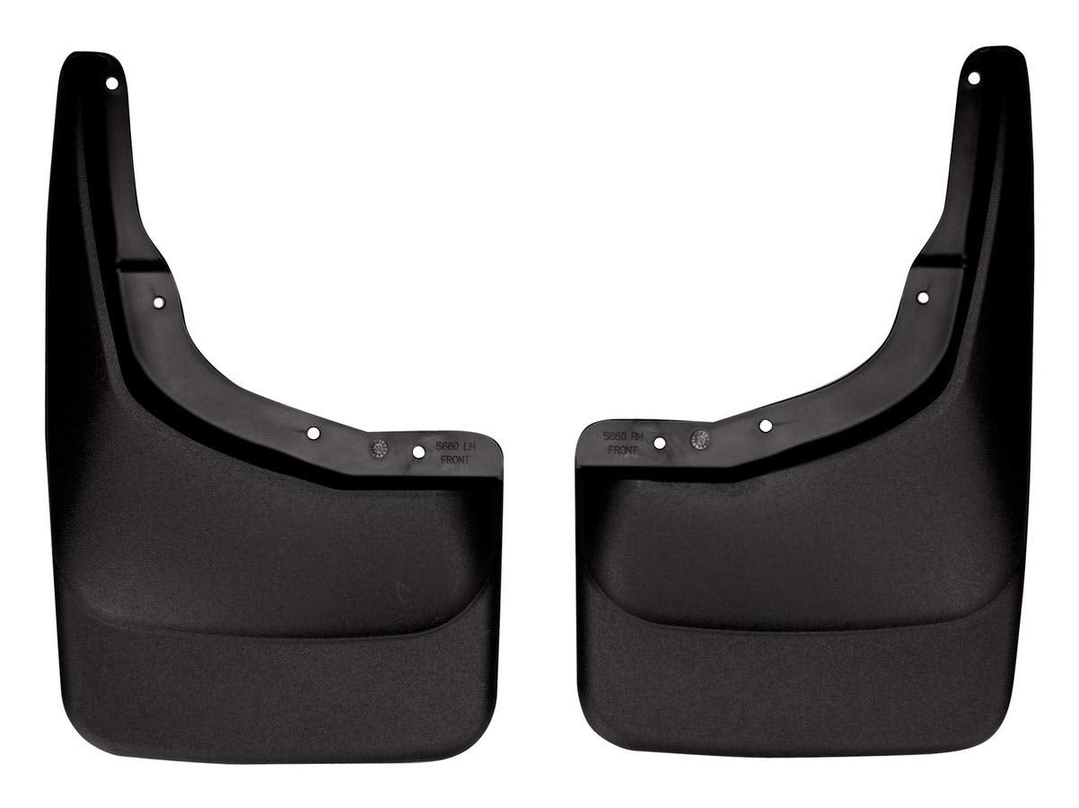 Front Mud Guards - Husky Liners | 2004-2014 Ford F150, Front Set - Black, 2 Pc | 56601