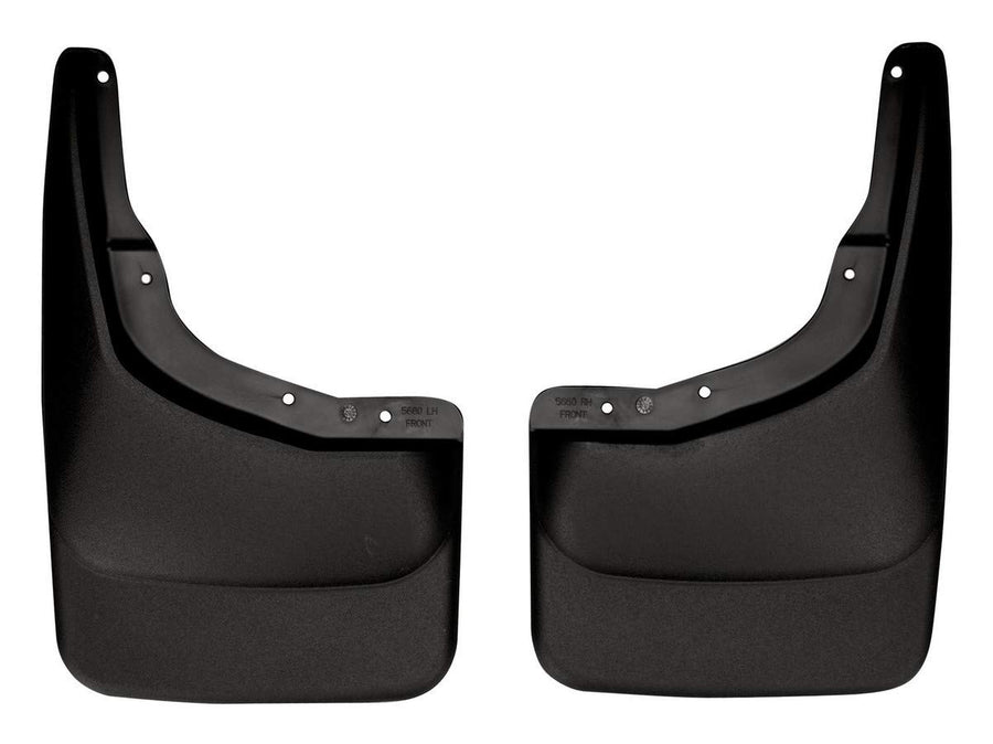 Front Mud Guards - Husky Liners | 2004-2014 Ford F150, Front Set - Black, 2 Pc | 56601