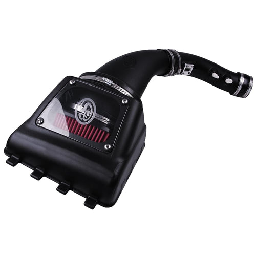 Cold Air Intake S&B Filters 75-5077 for 2010-2016 Ford F-150 & Raptor 6.2L (Oiled Cleanable, 8-ply Cotton Filter)