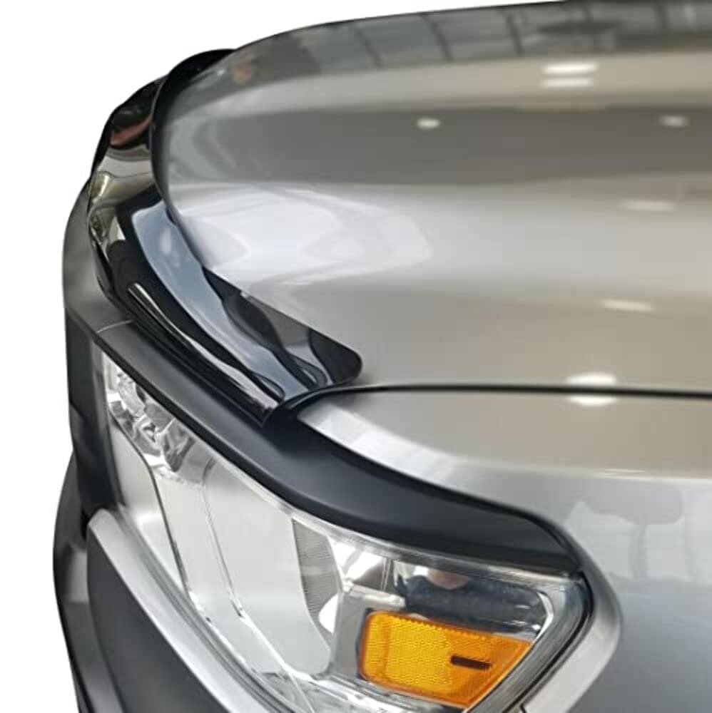TrailFX Bug Shield for New Model Ram 1500 2019-2024 Smoke Acrylic Wrap-Around Low Profile Durable Acrylic No Drilling Installation TrailFX 8720H