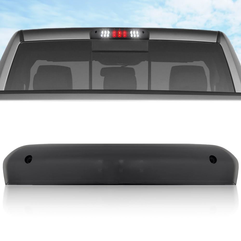 2002-2008 RAM 1500 & 2003-2009 RAM 2500/3500 - RECON Smoked LED 3rd Brake Light Kit with White Cargo Lights in Smoked Lens
