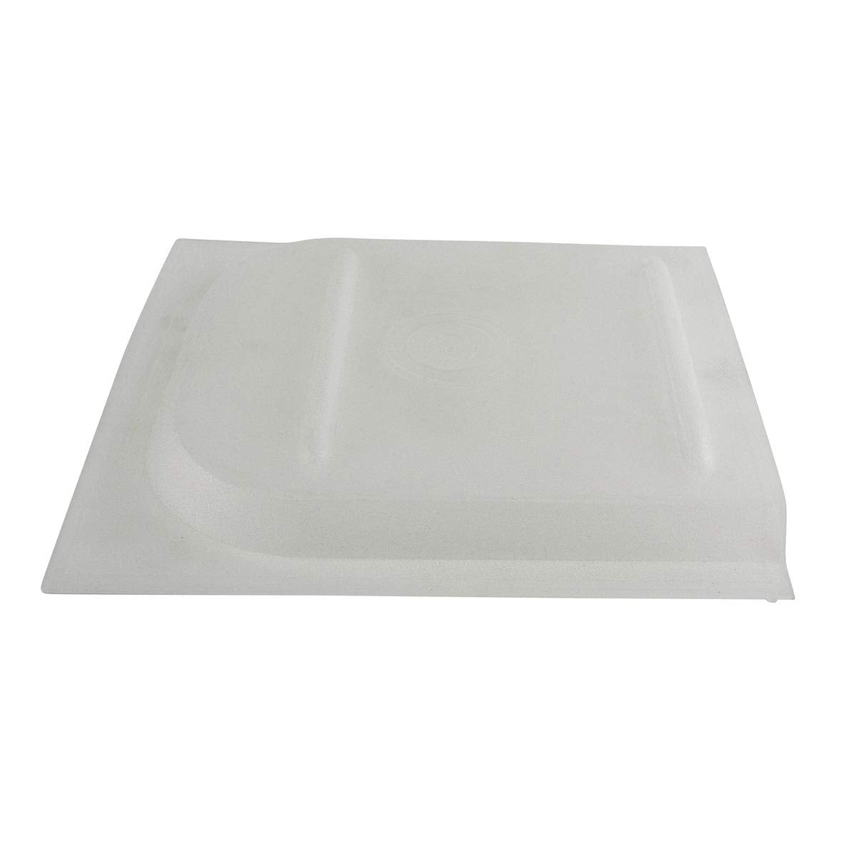 Motorhome Lippert Entry Screen Door Bubble Slider Panel with Frosted Finish, Durable Plastic, Easy Installation, No Assembly Required - 234101, White