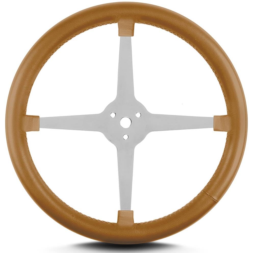 40416 Lecarra Lake 4 Spoke 14" Polished Chestnut