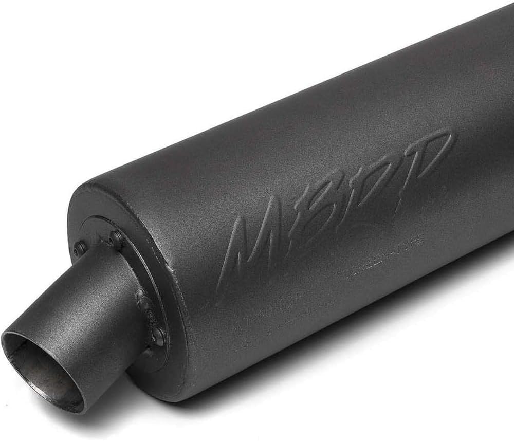 Black MBRP Universal Sport Muffler