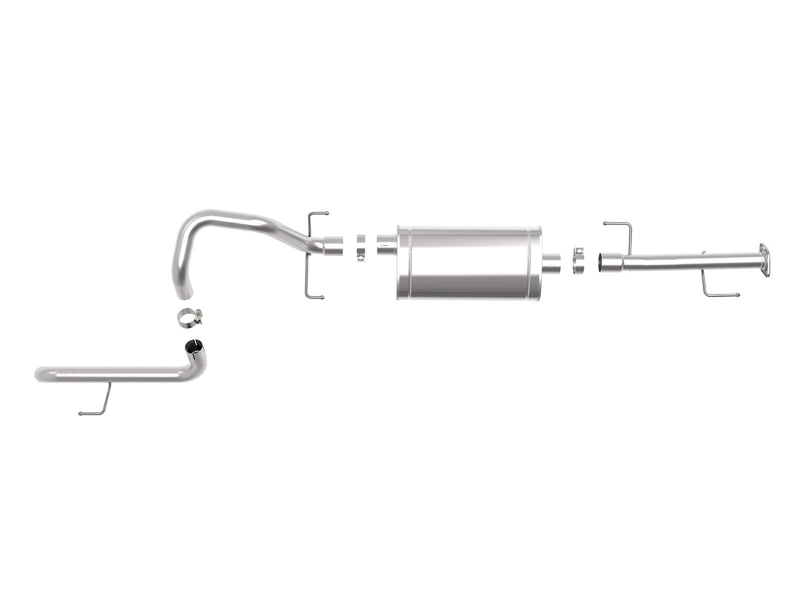 MACH Force-Xp aFe Power Hi-Tuck 2-1/2" 409 Stainless Steel Cat-Back Exhaust System