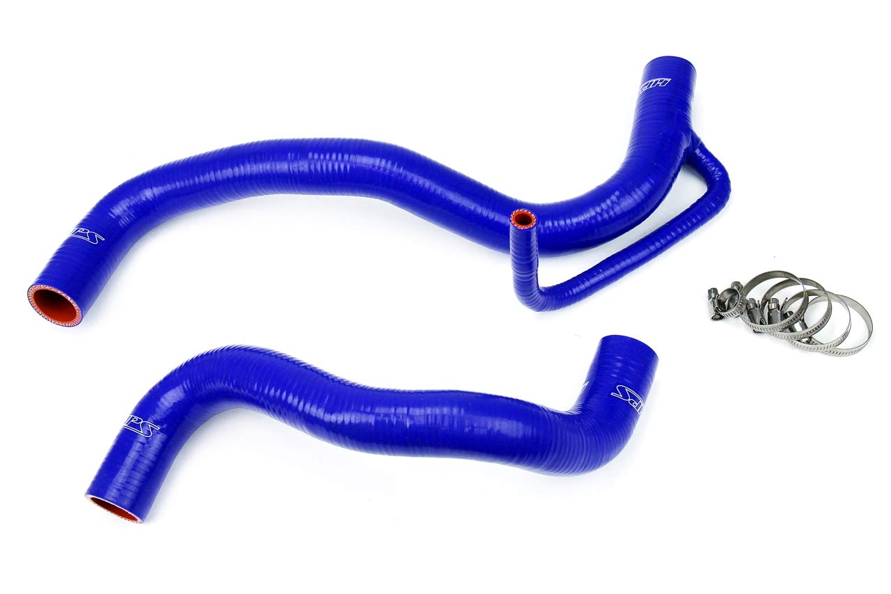 Blue HPS 57-1060-BLUE Silicone Radiator Coolant Hose Kit