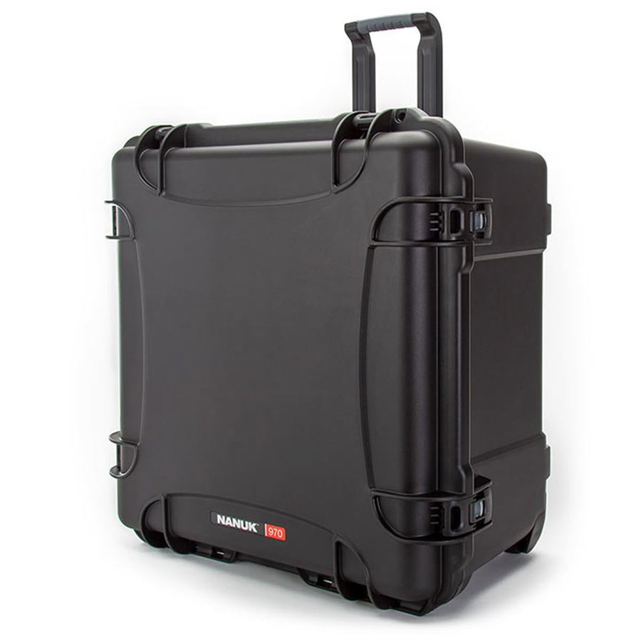 Wheeled Nanuk Series 970 Lightweight NK-7 Resin Waterproof Hard Case without Foam Insert, Black