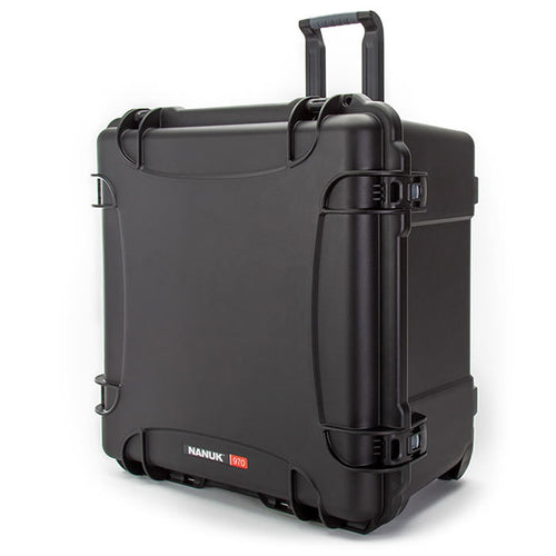Wheeled Nanuk Series 970 Lightweight NK-7 Resin Waterproof Hard Case without Foam Insert, Black