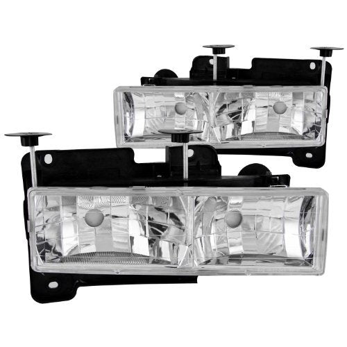 Clear Anzo USA 111136 Crystal Headlight