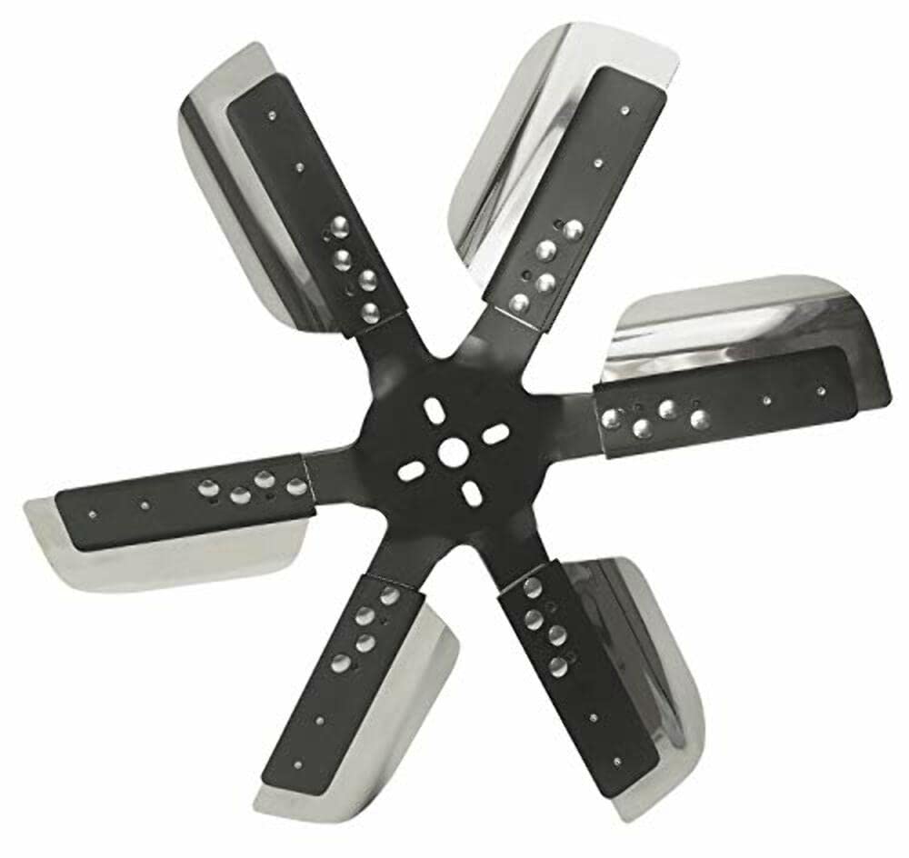 Derale Heavy Duty 17019 Fan Blade Series 1000 19" Stainless Steel Flex Fan Standard Rotation
