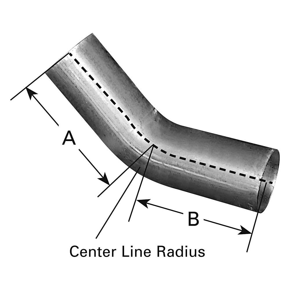45 Degree Elbow, AP Exhaust (10743) Aluminized Steel