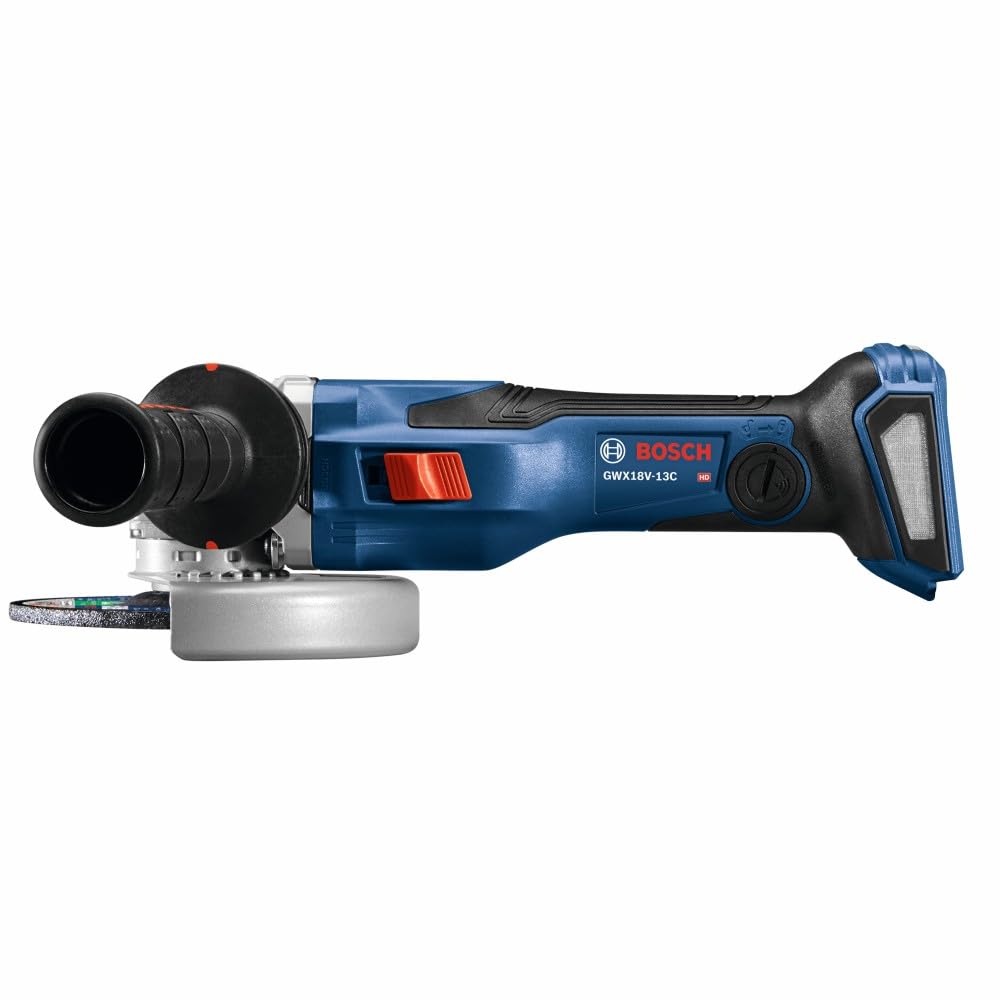 Bosch 18V GWX18V-13CN PROFACTOR™ X-LOCK Connected-Ready 5 – 6 In. Angle Grinder with Slide Switch (Bare Tool)