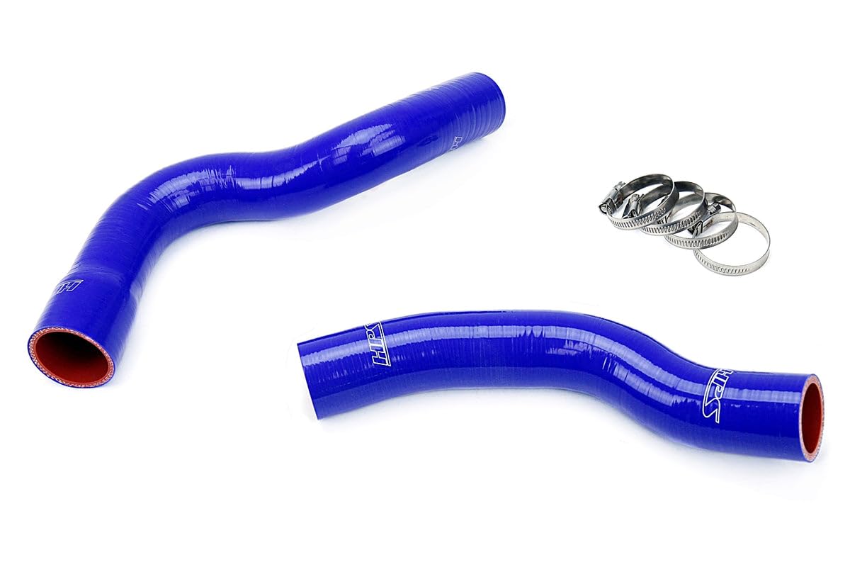 WJ HPS 57-1449R-BLUE Silicone Radiator Hose Kit Coolant