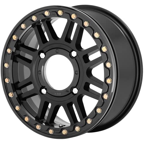 KMC KS250 ATV Cage Beadlock 15x6 4x156 +38mm Black Wheel Rim 15" Inch