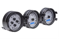 Dakota Digital VHX-68O-CUT-S-R Gauge System Analog Compatible with Oldsmobile 1968 Cutlass, F-85 and 444, Silver Alloy Style, Red Backlighting