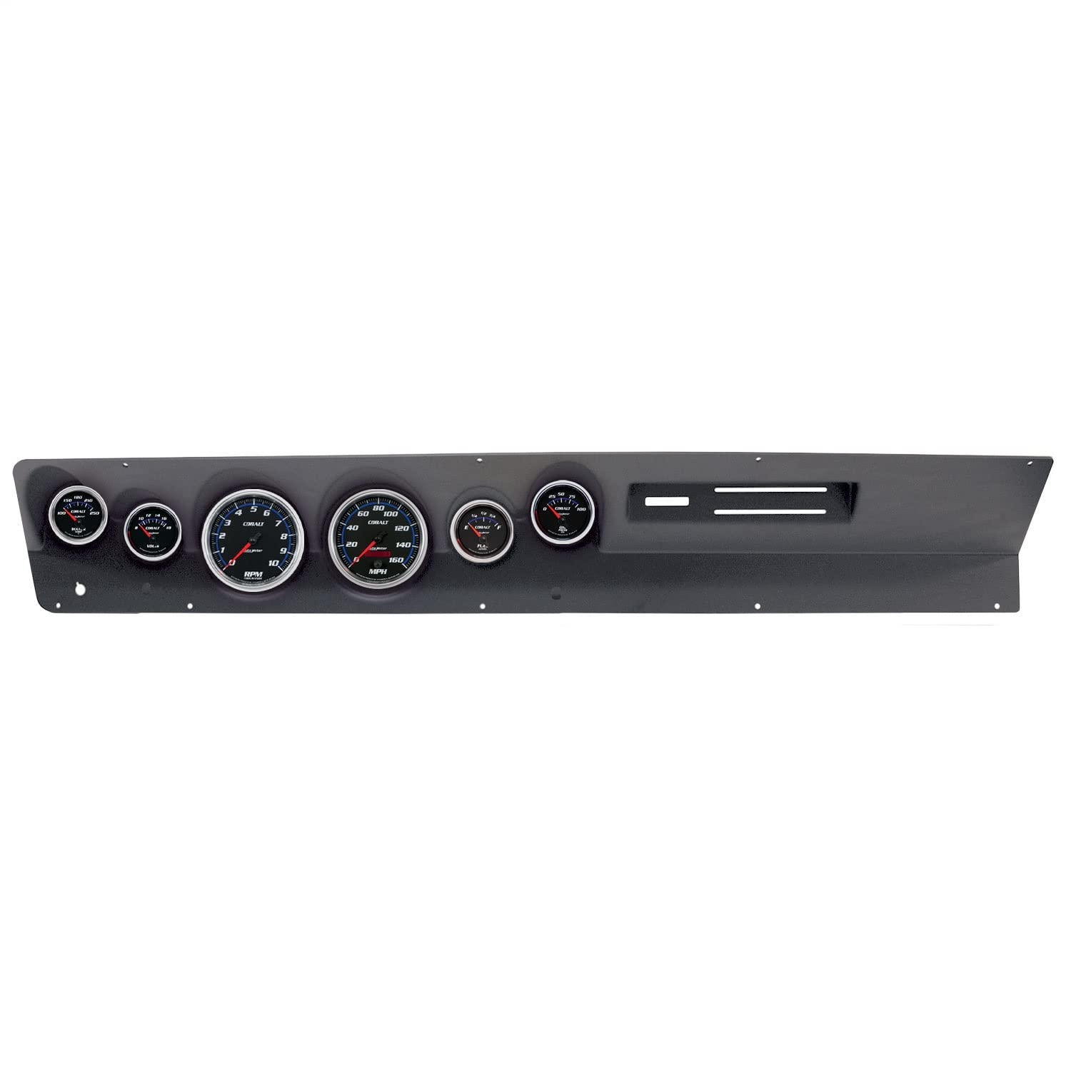 AutoMeter Dash Kit Direct Fit, (3 3/8" X2, 2 1/16" X4), Dodge Dart Ac 67-69, Cobalt (2120-05)
