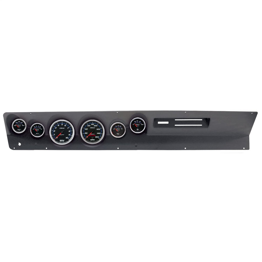 AutoMeter Dash Kit Direct Fit, (3 3/8" X2, 2 1/16" X4), Dodge Dart Ac 67-69, Cobalt (2120-05)