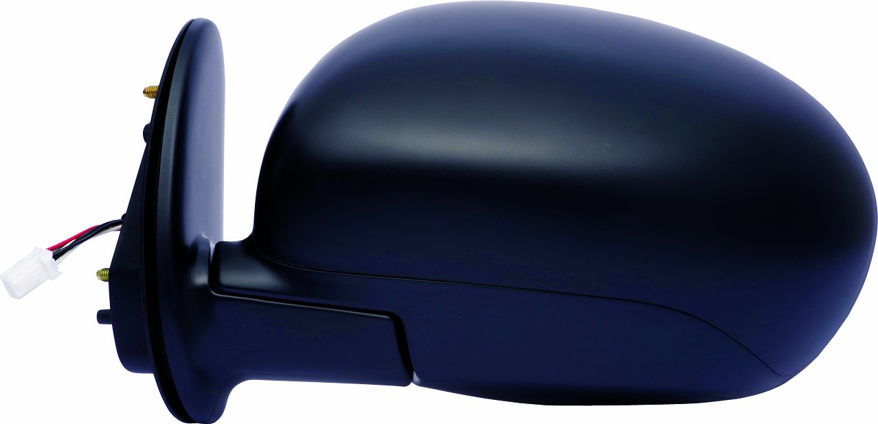 Fit System Mirror Driver Side for Nissan Cube, Textured Black, Foldaway, Heated Power