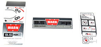 Winch Accessory WARN 68614: Winching Operation Identification Label Kit for 9.5xp Winches