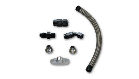 Performance Vibrant Universal Oil Drain Kit for T3/T4 Top Mount Turb