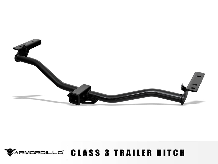 Class 3 Armordillo 7163898 Trailer Tow Hitch with 2" Receiver Tube - Black Fits 2011-2017 Ford Explorer / 2013-2017 Police Interceptor Utility