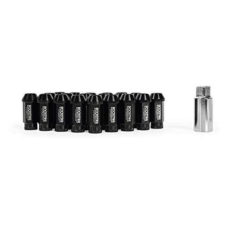 Mishimoto - Rockstar MMLG-15-LOCKRKST Aluminum Locking Lug Nuts, M12 x 1.5, Black