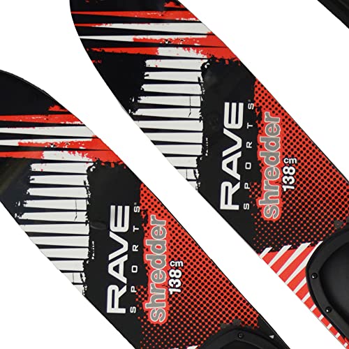 Shredder Trainer Combo Water Skis Rave Sports, Red/Black