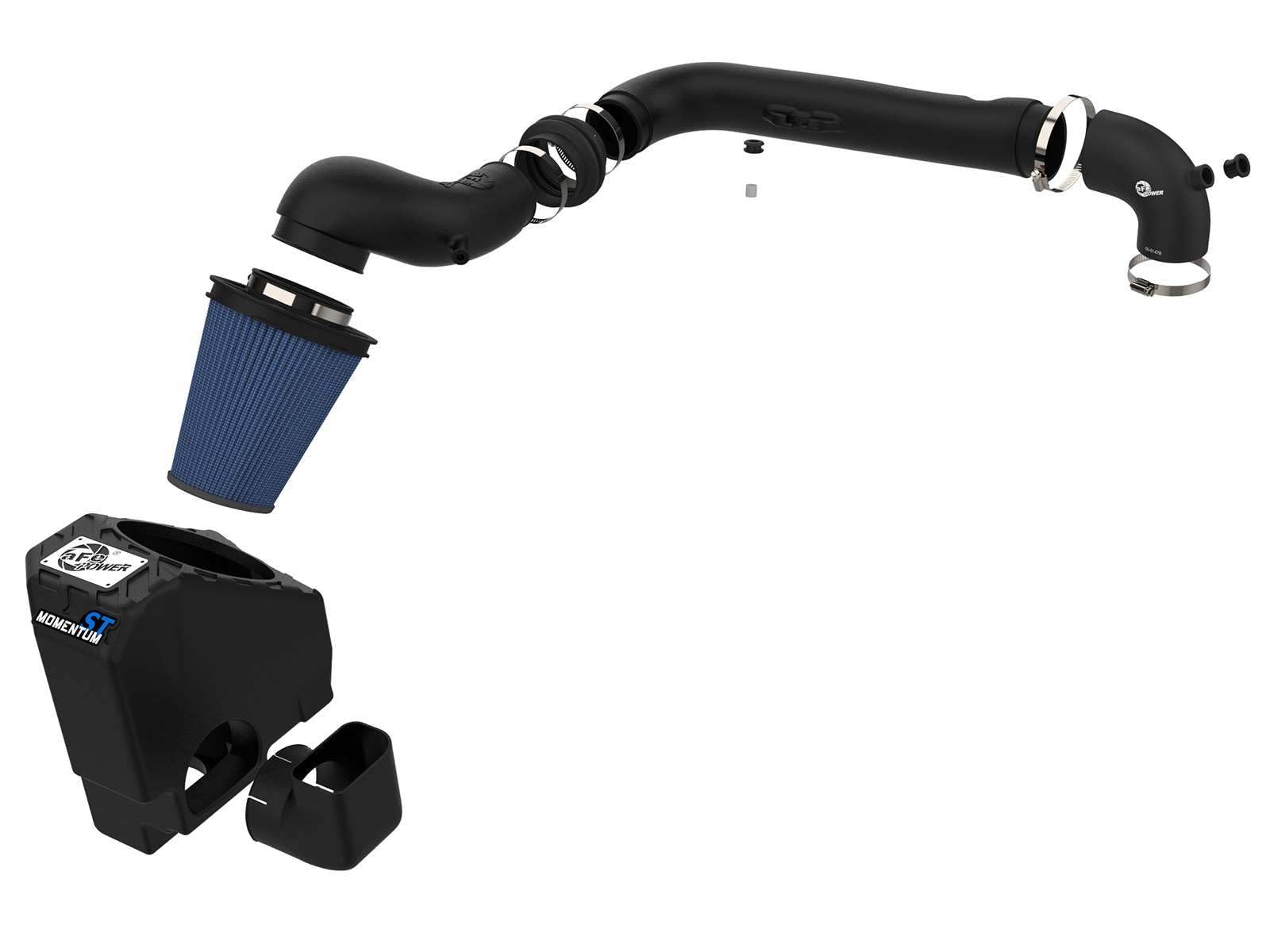 Momentum ST aFe POWER Cold Air Intake System w/Pro 5R Filter, #54-46216, Black